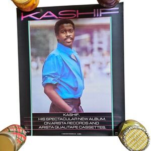 Kashif Self Titled Vintage 1983 Promo Album Poster 17x21 Arista Records R&B Soul
